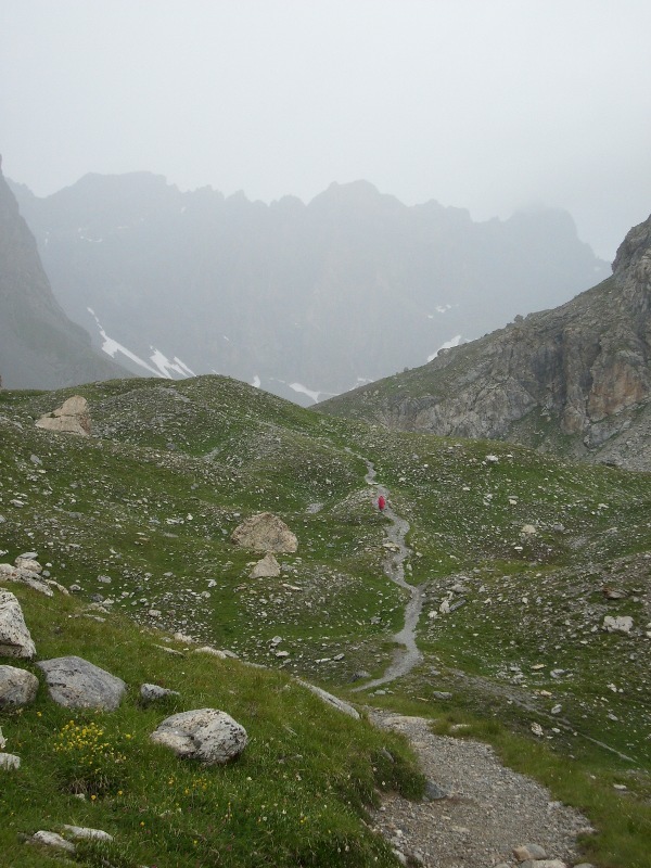 Unteres Stroppia Tal bei Nieselregen